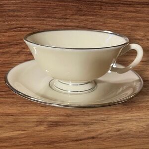 Vtg Lenox Montclair Coffee Cup and Saucer